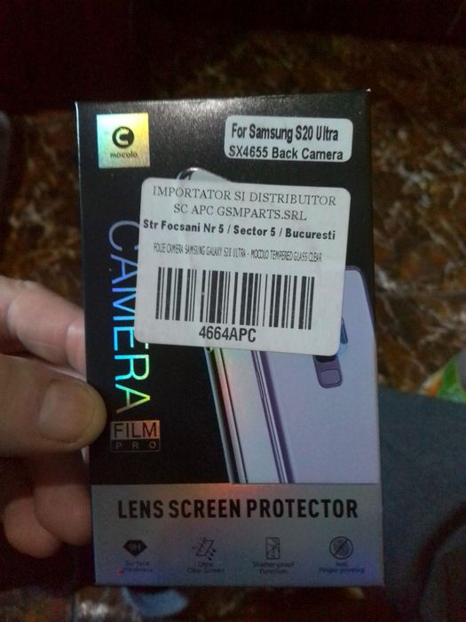 Lentila protecție camera foto telefon Samsung S20 Ultra-Nou
