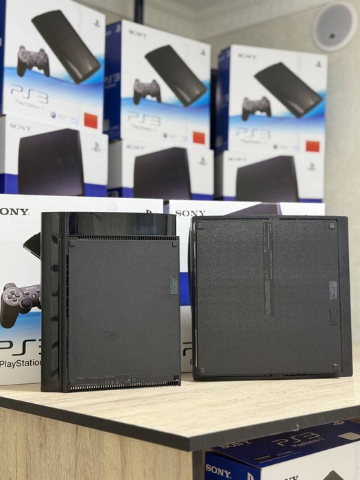 Playstation 3 slim  yevropa RASM REAL oyinlari yozlgan 2ta jostik