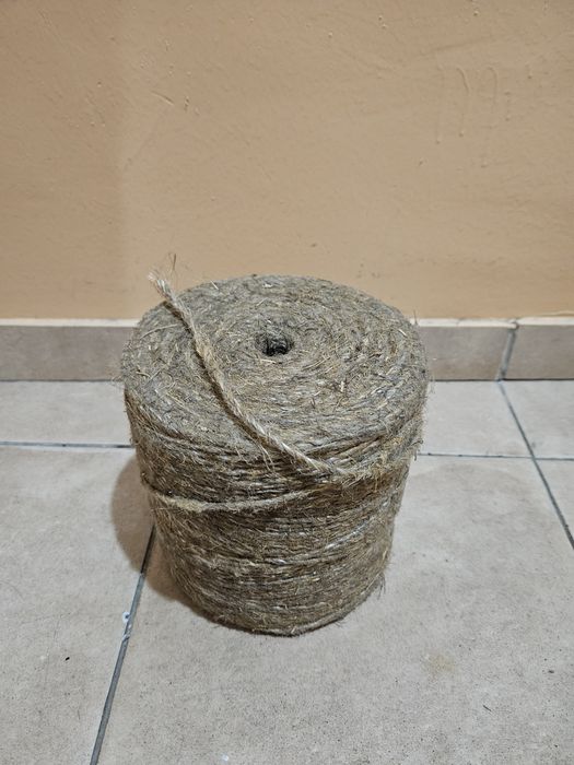 Рулон веревки шпанат джутовый