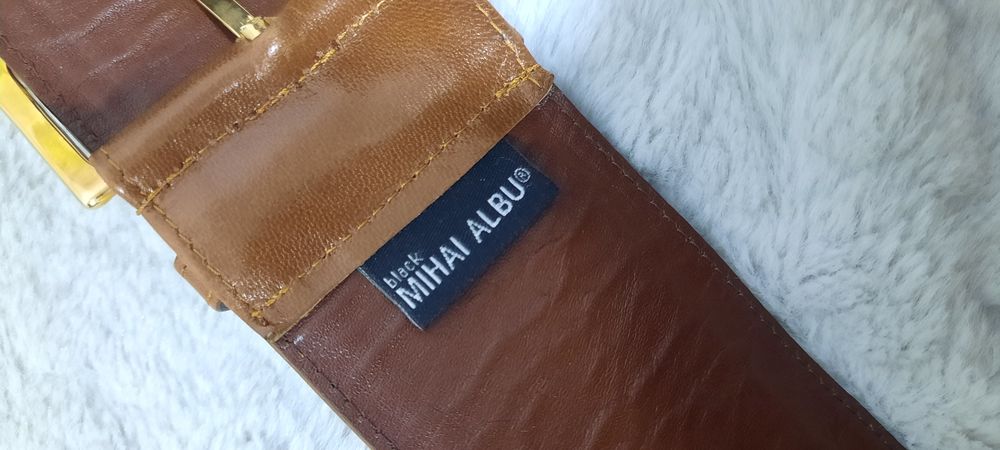 Curea Camel Mihai Albu 100% Piele naturala