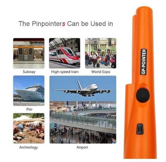 Металотърсач метал детектор златотърсач Пинпойнтер Pinpointer GP кабели тръби арматура