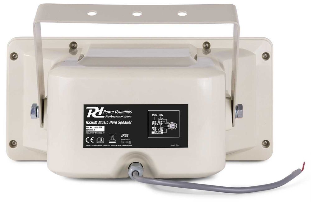 NOU PE STOC  Goarna pentru muzica 100V, 30W RMS, 5.25", Power Dynamics