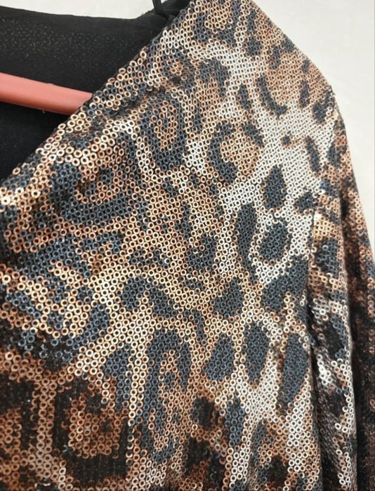 Rochie mini animal print