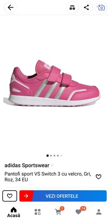 Adidasi Adidas fetite marime 28