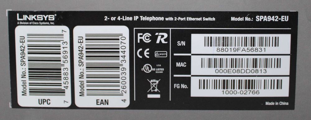 IP телефон Cisco SPA942