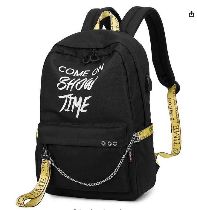 Скидка! Новый стильный молодёжный рюкзак со светящейся надписью