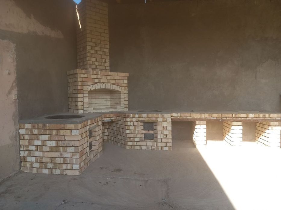 Летний кухня и камин