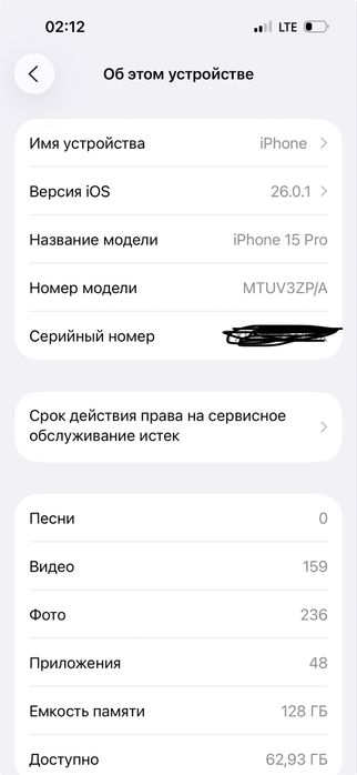 iPhone 15 pro 128