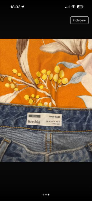 Blugi scurti bershka