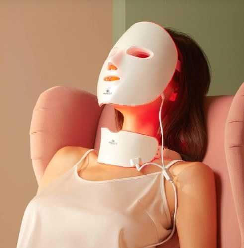 Mască fototerapie pentru față și gât Project E Beauty