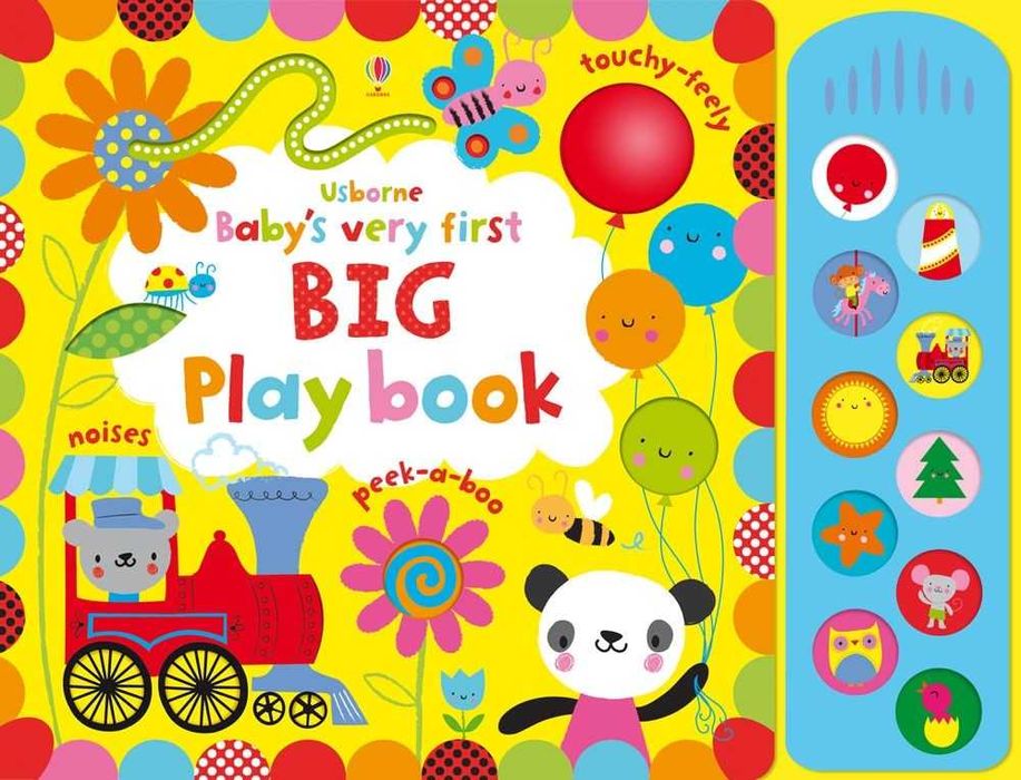 Big Playbook Usborne - carte interactiva cu sunete si clapete pt copii