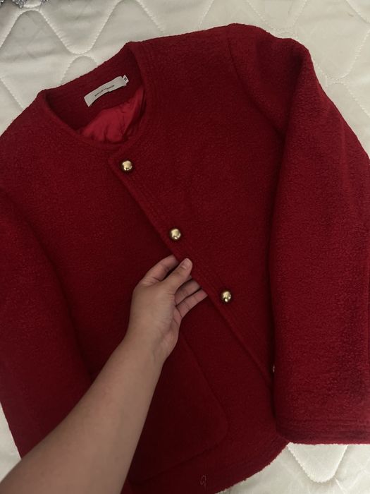 Бардовый  костюм