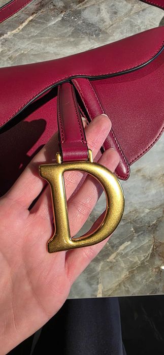 Dior Saddle Bag | Burgundy /с карта