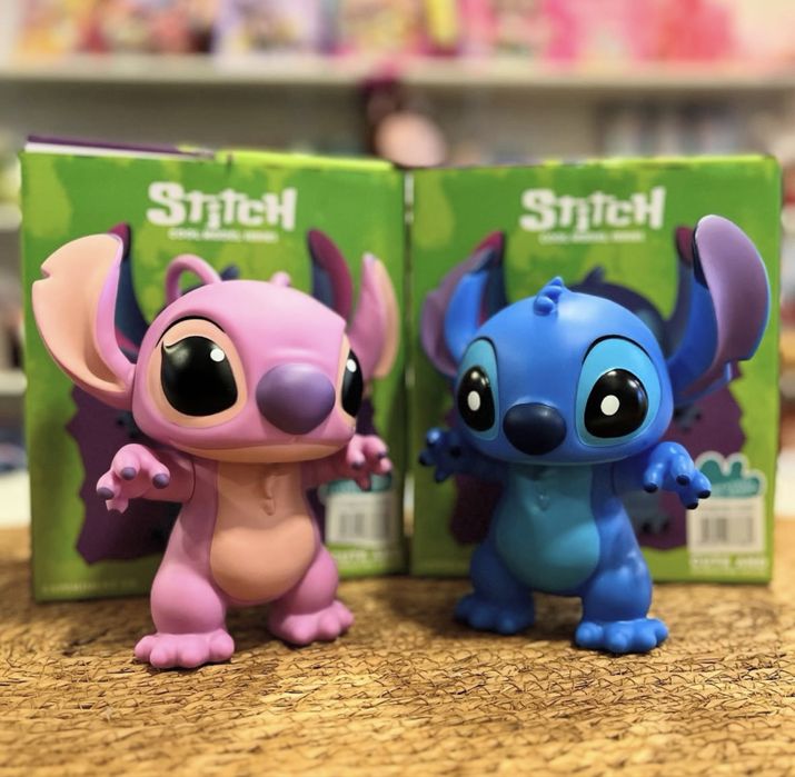 Големи фигурки Стич и Ейнджъл 25см, голяма фигурка Stitch Angel