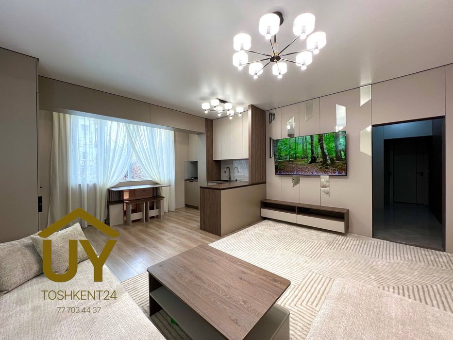 Саида Барака 2 комнатная новый ремонт 66 кв.м под аренду