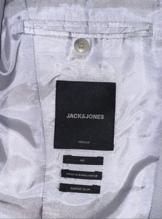 Sacou alb Jack&Jones barbati M