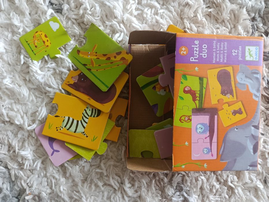Djeco duo - пъзел мама и бебе за деца 2+