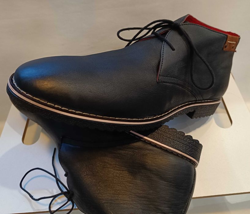 Ghete lace up 45 45.5 casual Gentleman Farm NOI piele naturala moale