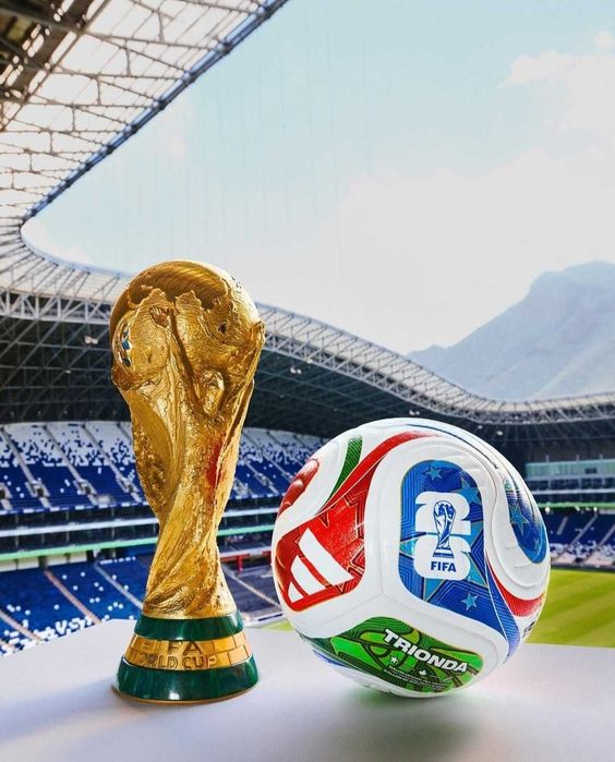 Futbol top JCH 2026 rasmiy topi | Футбол мяч ЧМ 2026 | Dizayn