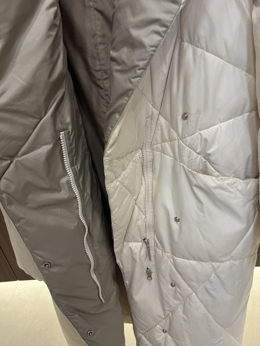 Зимний пуховик длинный