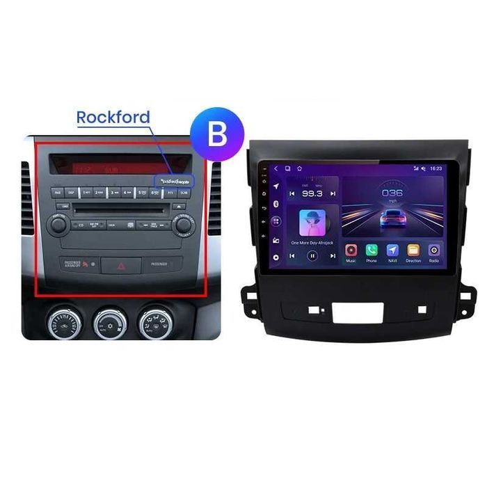 Peugeot 4007 Мултимедия Навигация Android