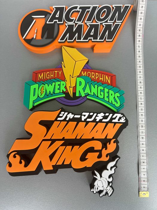 Action Man, Power Rangers, Shaman King 3D Фигури