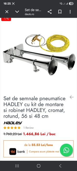 Goarne,claxoane pneumatice Hadley