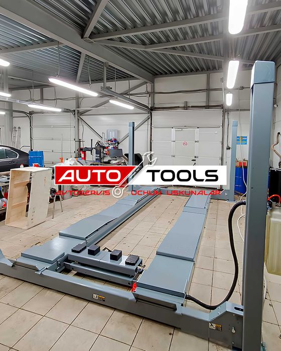 Подъемник 4-х стоечный для развала-схождения | Launch | Podyomnik