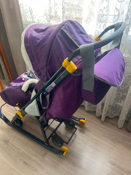 Детская коляска-сани