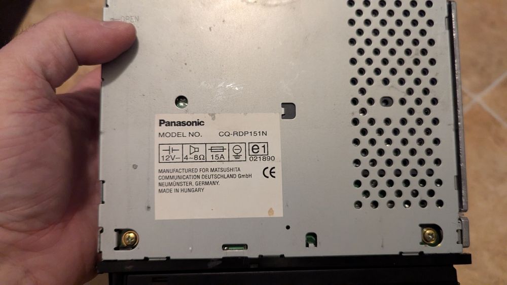 Radio cd Panasonic CQ-RDP151N