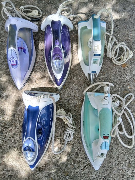 Fiare de călcat Bosch,  Tefal și Rowenta