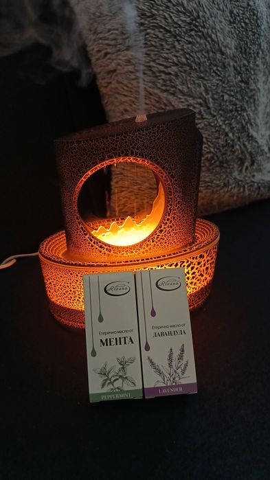 Арома дифузер с падащ дъжд