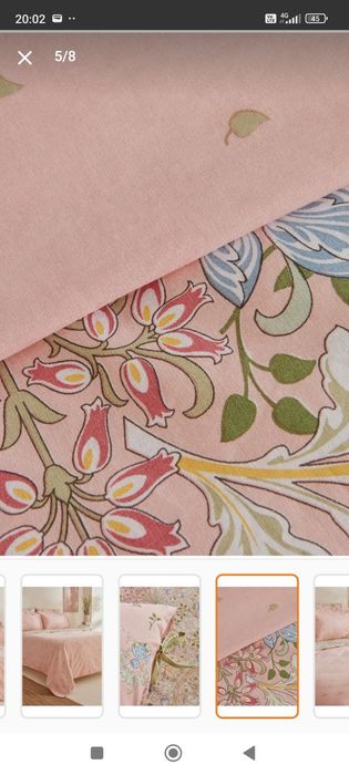 Спално бельо - двоен комплект от памук