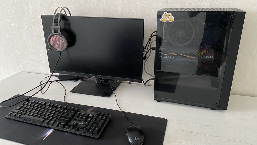 Игровой компьютер RTX 3060 / i5-10400F + монитор и периферия