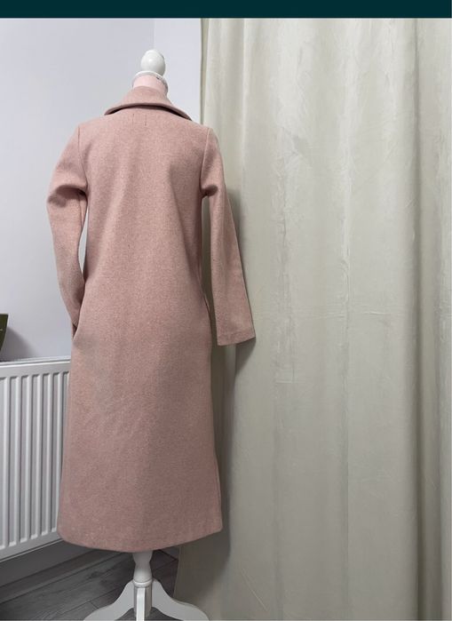 Palton roz pudrat XS