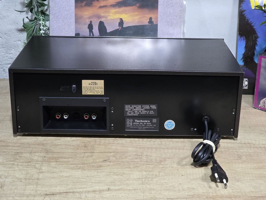 Casetofon deck TECHNICS RS-M33G,  retro analogic, bias, eq, vumetre