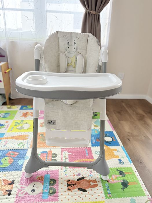 Lorelli Classic стол за хранене Felicita Noble Grey Hippo