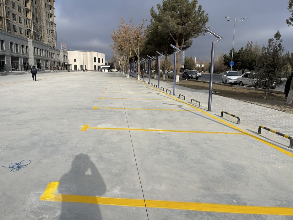 Услуги дорожные разметка, поласа, yo’l chiziqlari