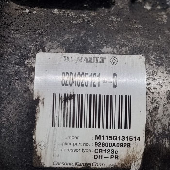 Compresor clima Dacia Dacia Logan II MCV 1.5 dCi 2013 - 2016 90CP K9K612 K9K626 (1486) ...