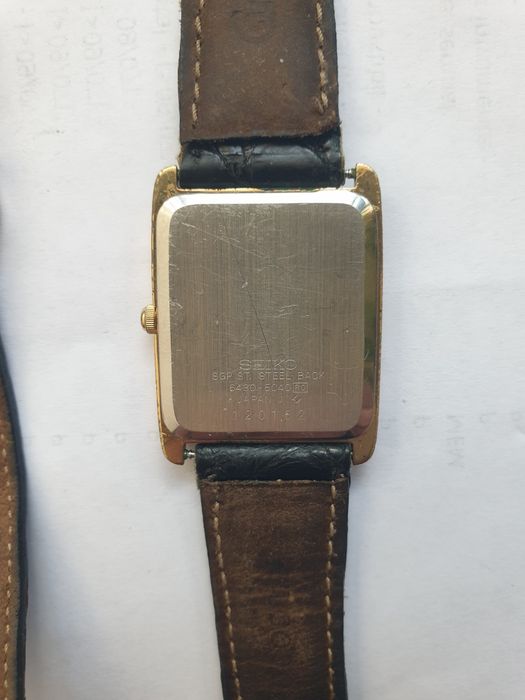 Ceas Seiko si Waterman placat aur .