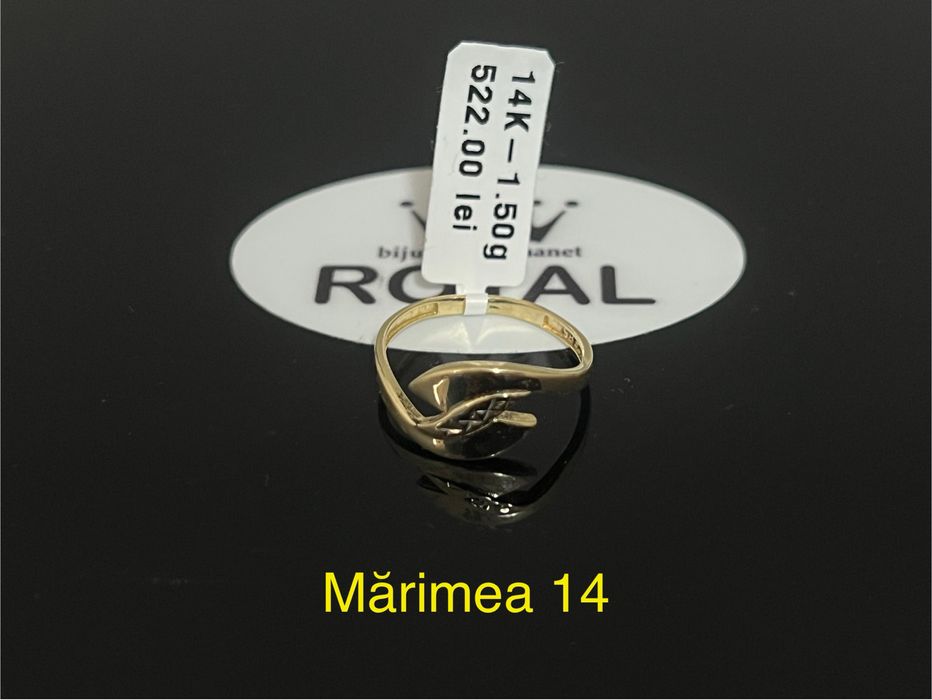 Bijuteria Royal CB : Inel dama aur 14k 1,50gr mărimea 14