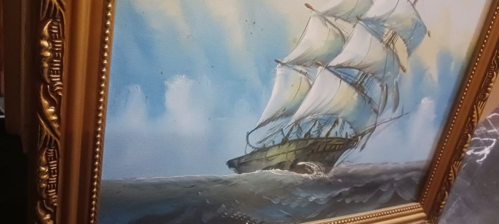 Картини фарът и платноход