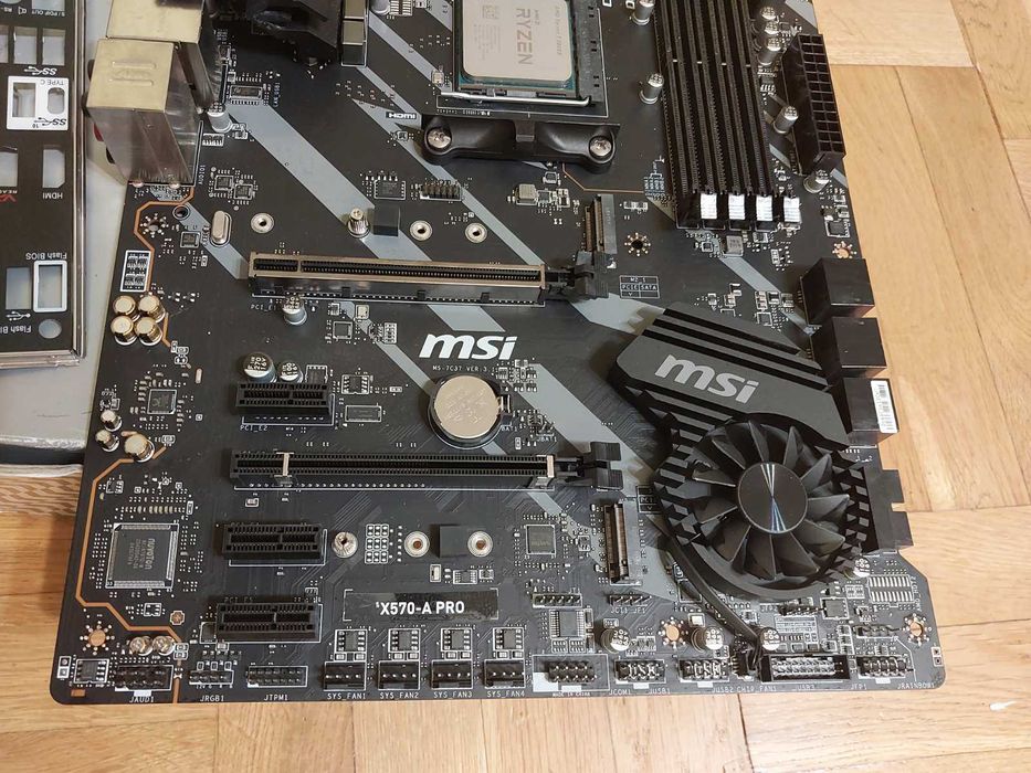 AMD Ryzen 7 5800X + MSI X570A Pro