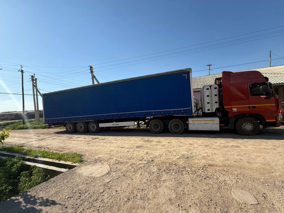 Фура сотилади комплект.
Тягач SINOTRUK HOWO T7
Прицеп KRONE SD