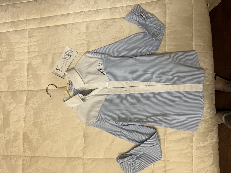 Детская школьная блузка на девочку, рост 134 см