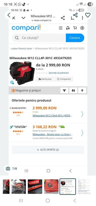 laser milwaukee m12 CLL4P-301c