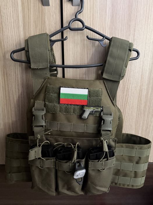 Продавам цялостна екипировка аз еър софт Реплика, броня и аксесоари