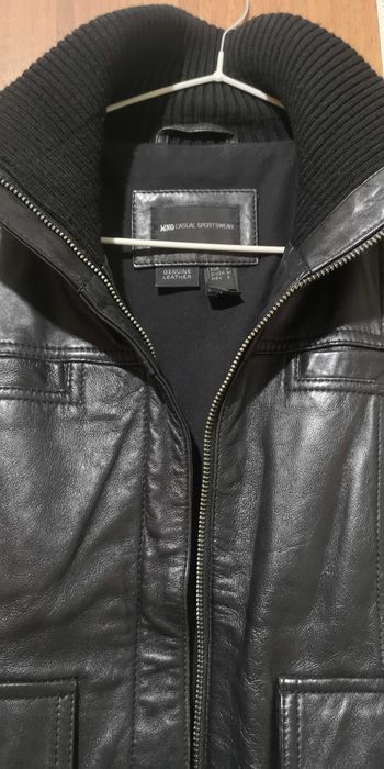 Geaca de piele naturală