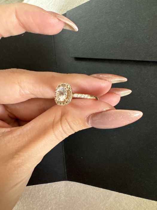 Годежен пръстен Glamira - розово злато с диаманти