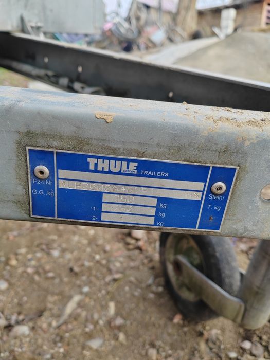 Remorca 750kg este în stare buna